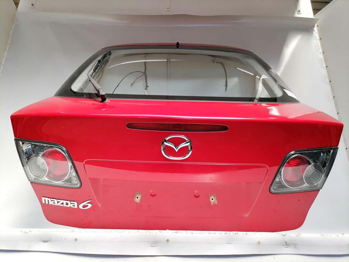 Mazda 6 GG original Heckklappe mit Heckscheibe Rot Fließheck Bj.2007